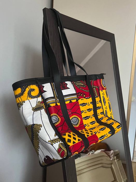 сумка-тоут (tote bag) • жіноча велика сумка шоперв етно/бохо стилі