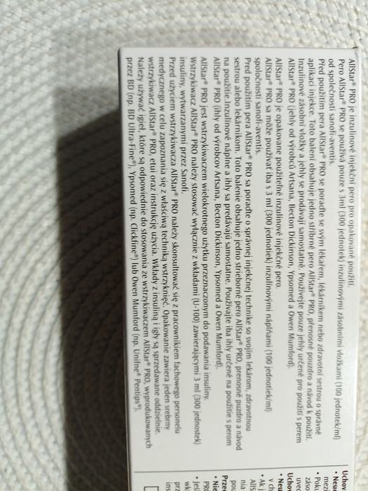 Automatyczny wstrzykiwacz do insuliny Alll Star pro