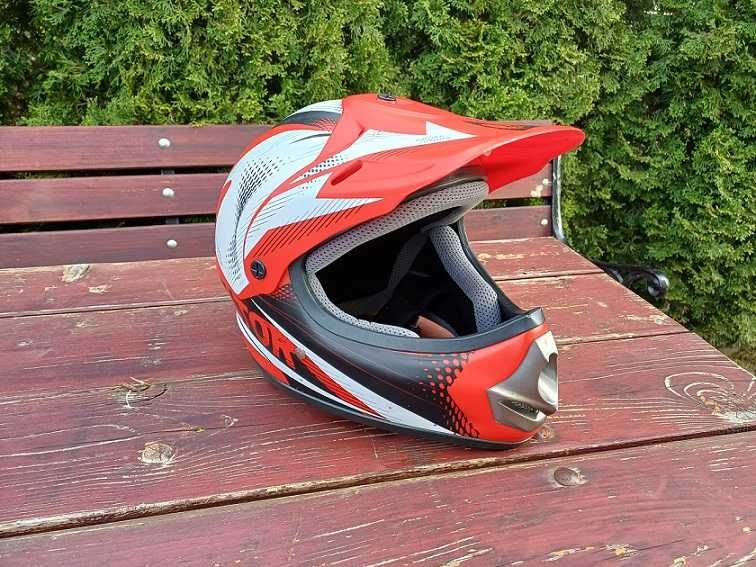 kask motocyklowy AVIATOR Cross junior rozmiar S jak nowy