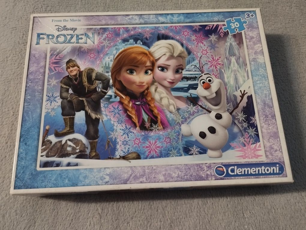 Puzzle Frozen 3 zestawy