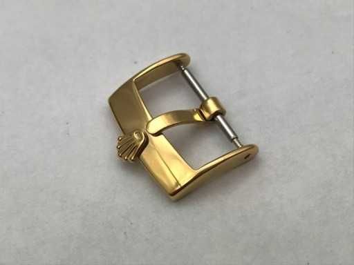 Klamra do zegarka Rolex 16mm sprzączka zapięcie klamerka srebrna złota