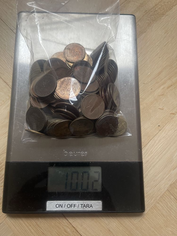 Kilogram Monet 5zł z Prl