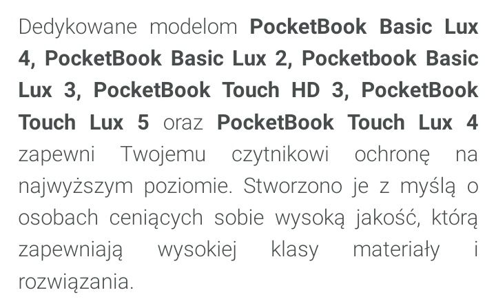 Etui do Pocketbook touch hd 3 x 2 sztuki