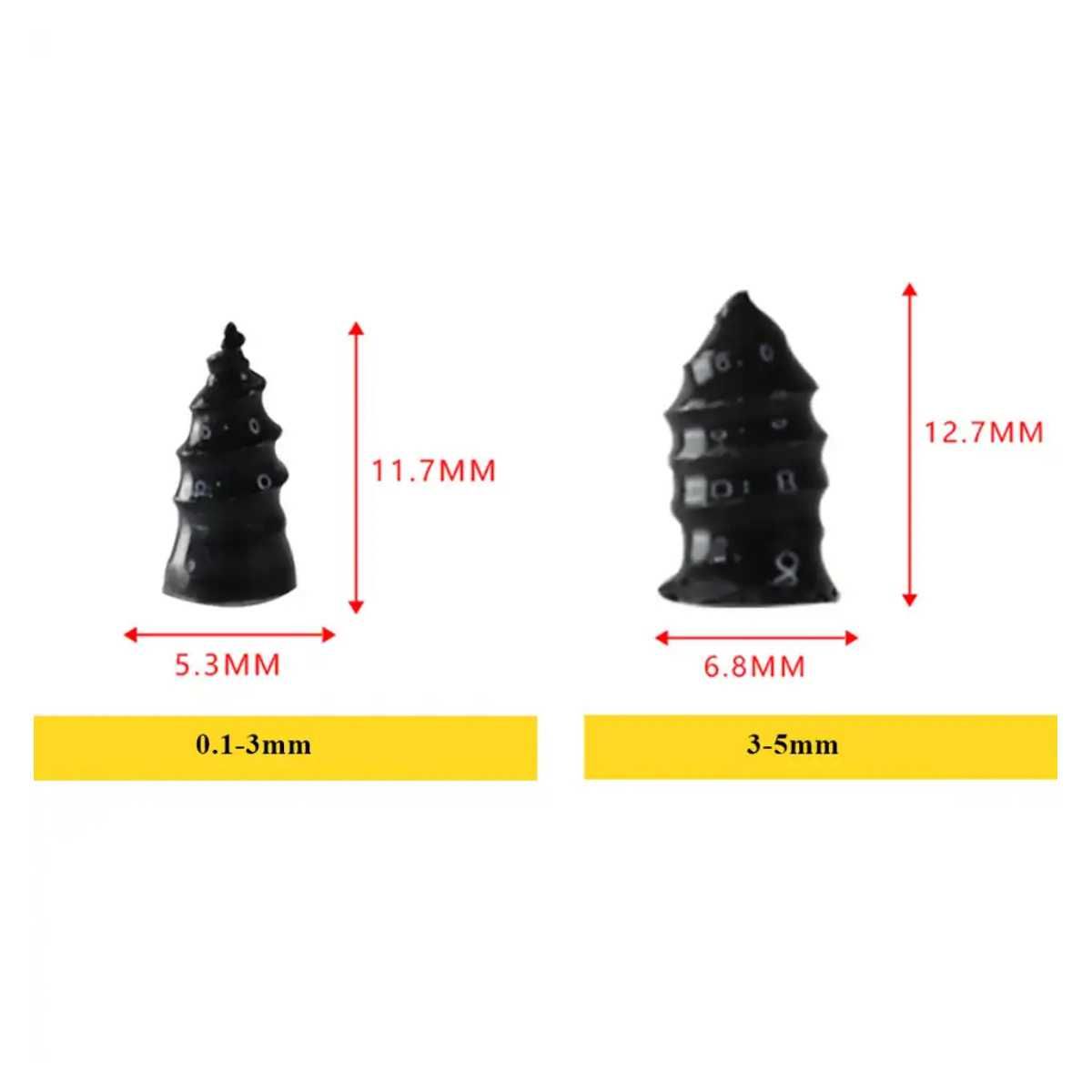 Conjunto 30 buchas anti-furo borracha reparação pneus