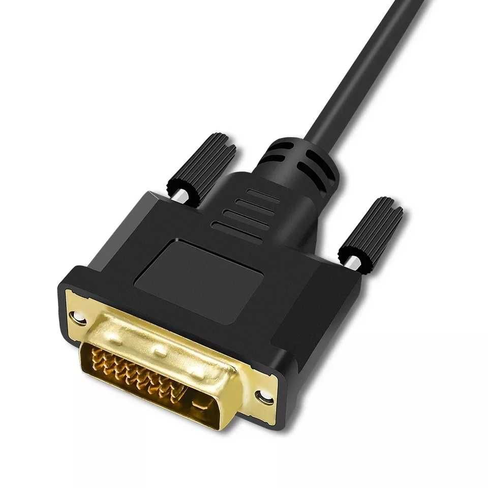 НОВЫЙ Переходник Full HD 1080P DVI-D DVI в VGA адаптер 25Pin в 15Pin