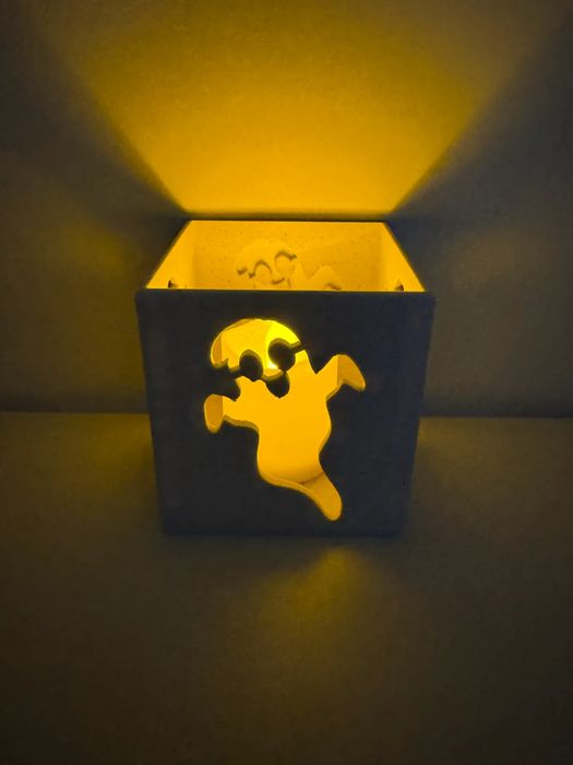 Suporte Fantasma Assustador para Velas - Halloween