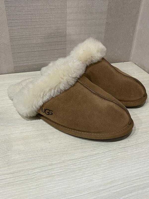 Ugg! оригинал, тапочки шльопанцы комнатные на овчине натуральные