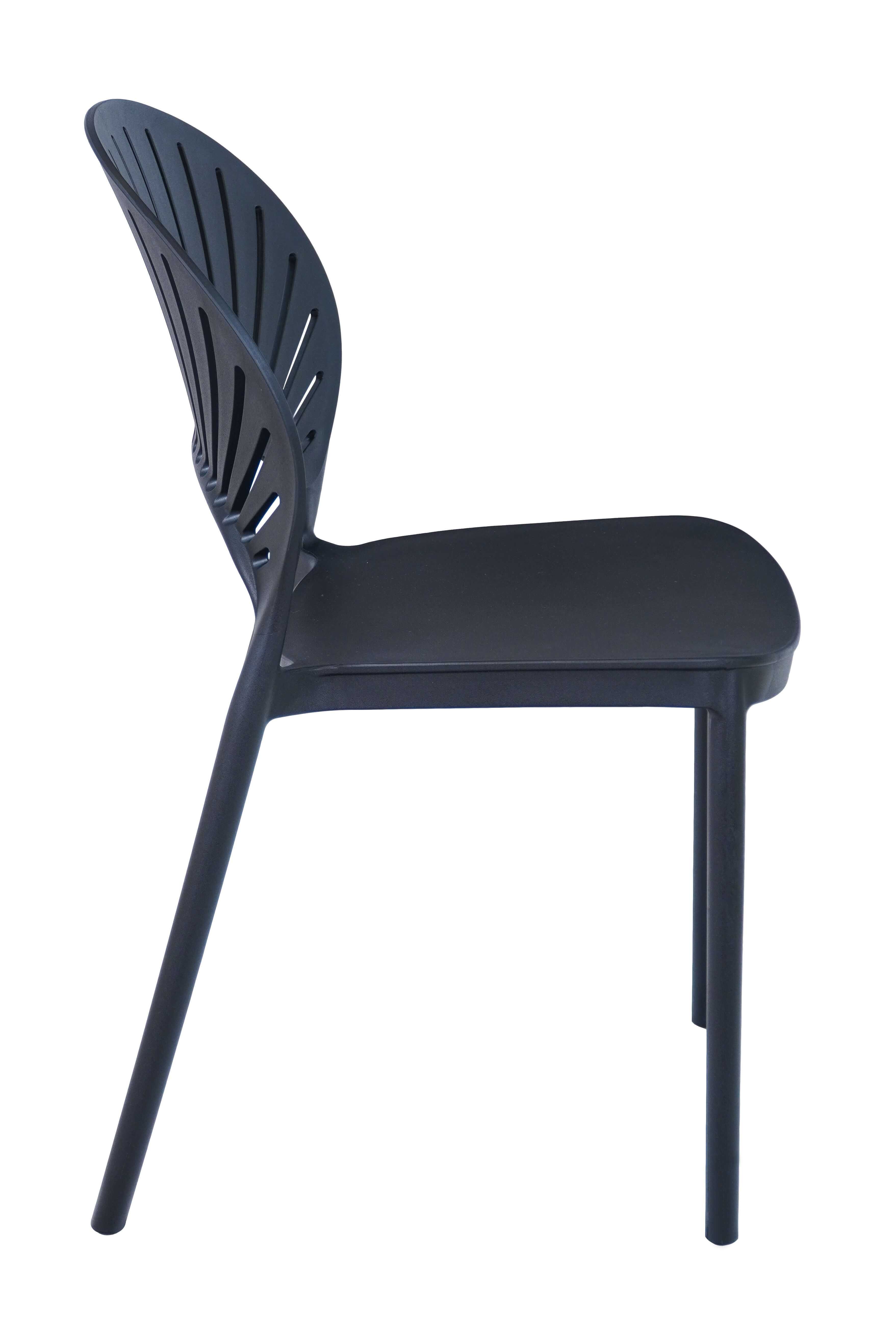 Krzesło ogrodowe czarne