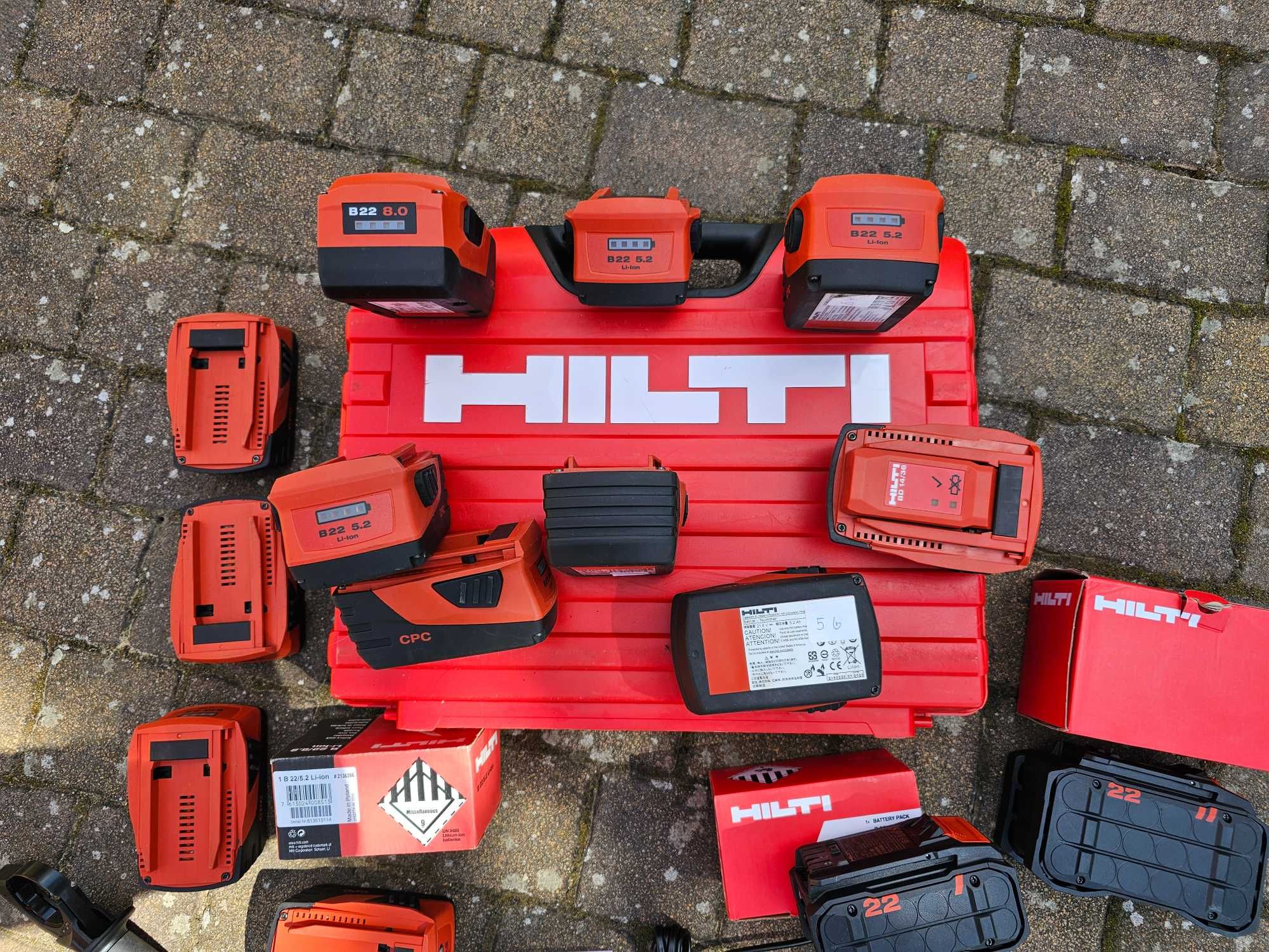 AKUMULATORY HILTI B22/5,2 B22/8 B22-255 B22-110 oryginalne