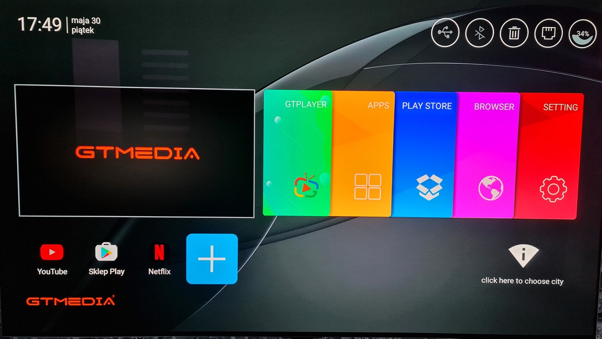 Dekoder satelitarny GTMEDIA GTS 4K