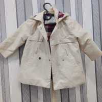Куртка -пальто на дівчинку zara