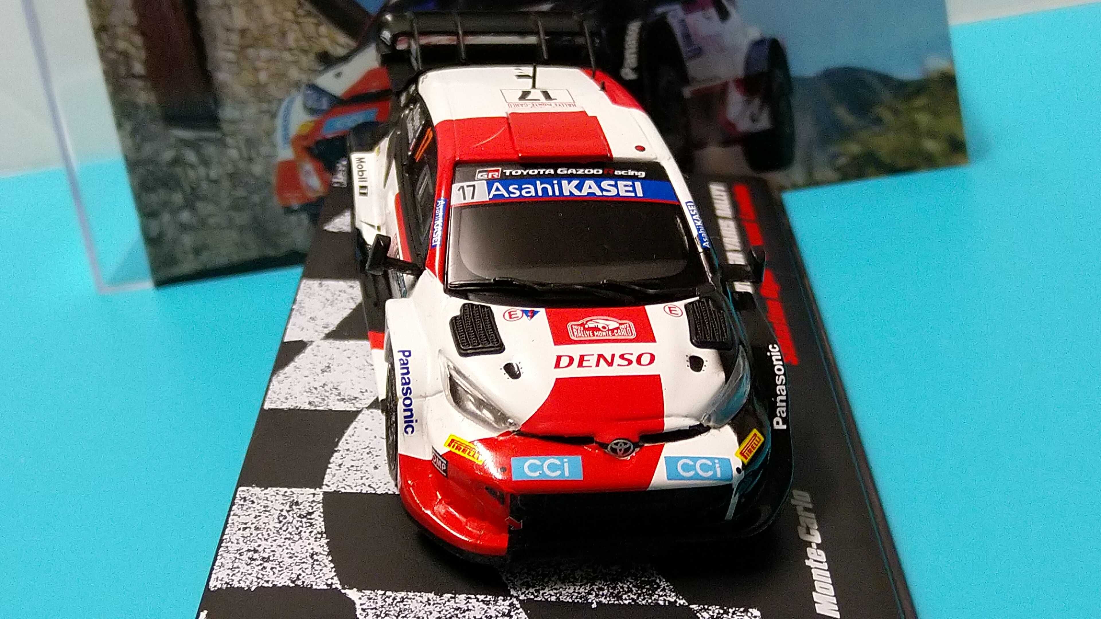 Toyota GR Yaris Rally1 Hybrid #17: Monte Carlo 2023 Winner - esc 1/43