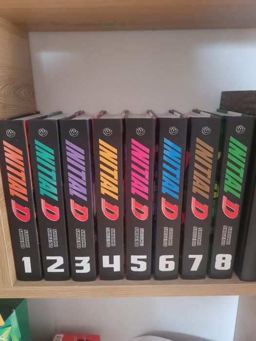 Manga Initial D twarda oprawa 1-8