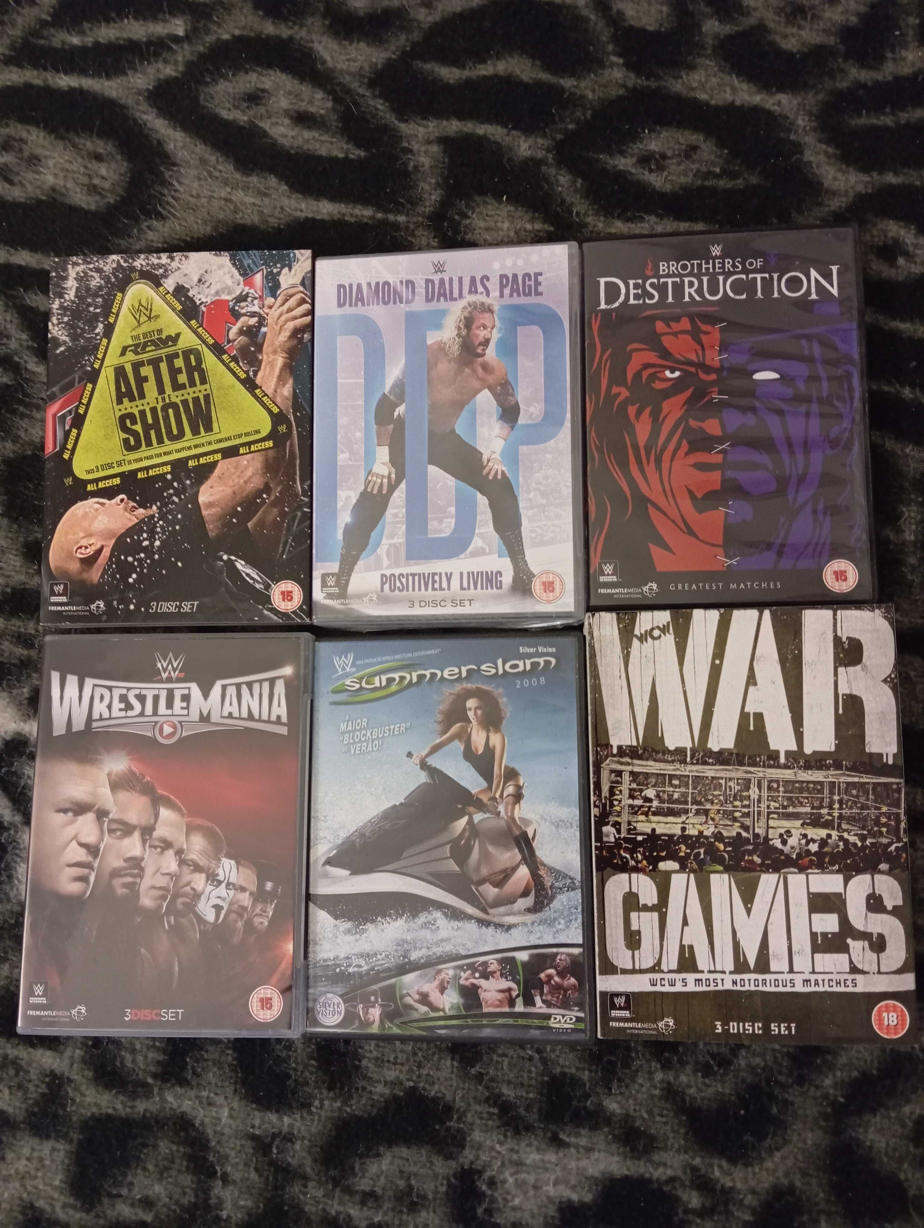 DVDs coleção da wwe