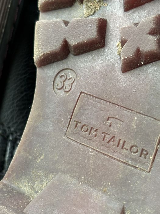Чоботи демісезонні Tom Tailor 33 розмір 21 см для дівчинки.