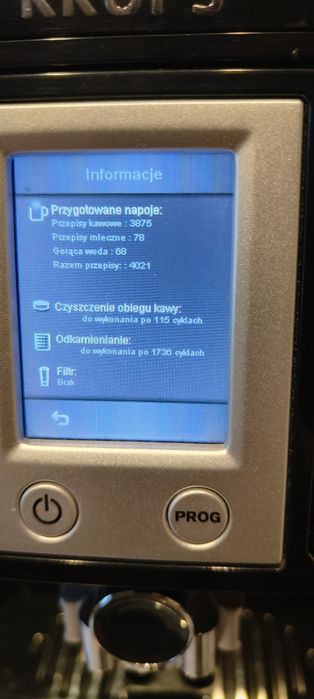 Ekspres Krups TTB145001P typ EA88