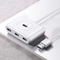 Koncentrator USB Ugreen 4 x USB 3.0 - Biały (CR113)