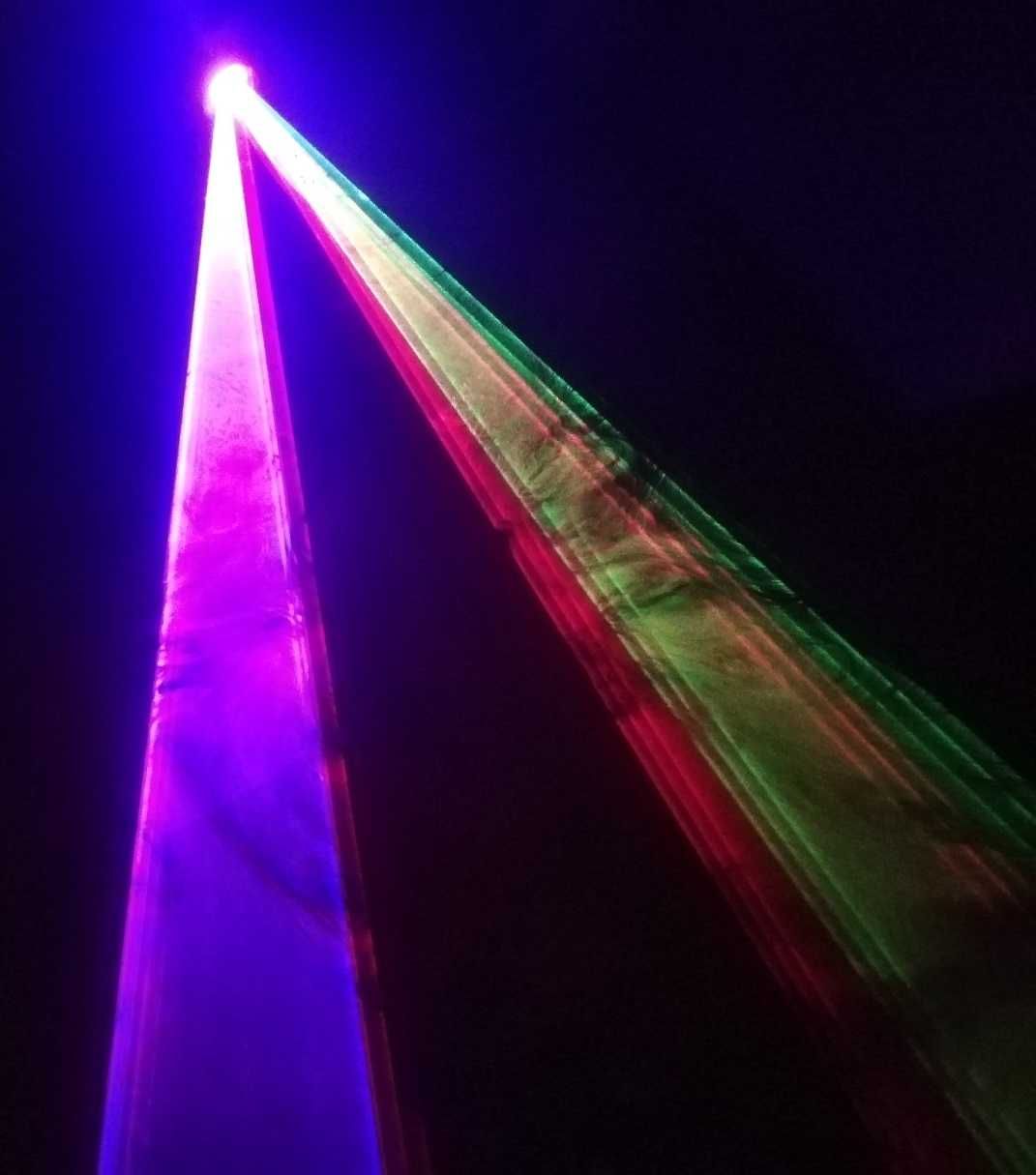 Laserworld CS-1000RGB MKI laser dyskotekowy 1W ilda, DMX