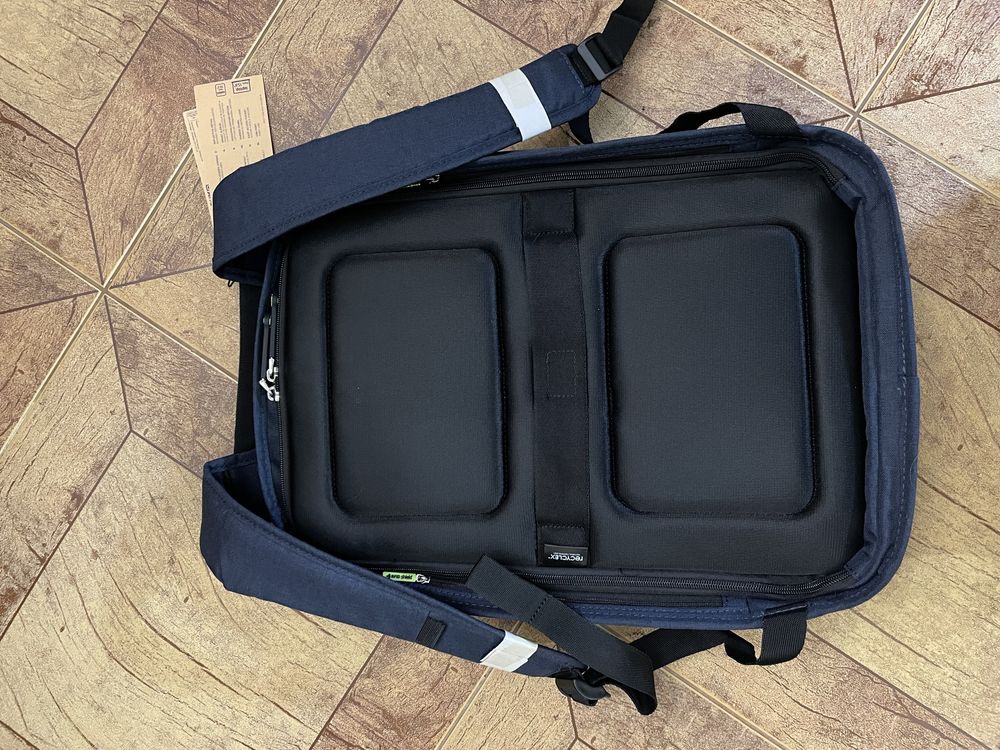 Рюкзак антизлодій Samsonite  СИНІЙ USB 15,6" SECURIPAK DARK BLUE