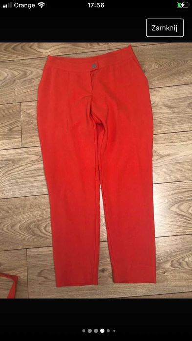 Damski komplet marynarka+spodnie od polskiego projektanta