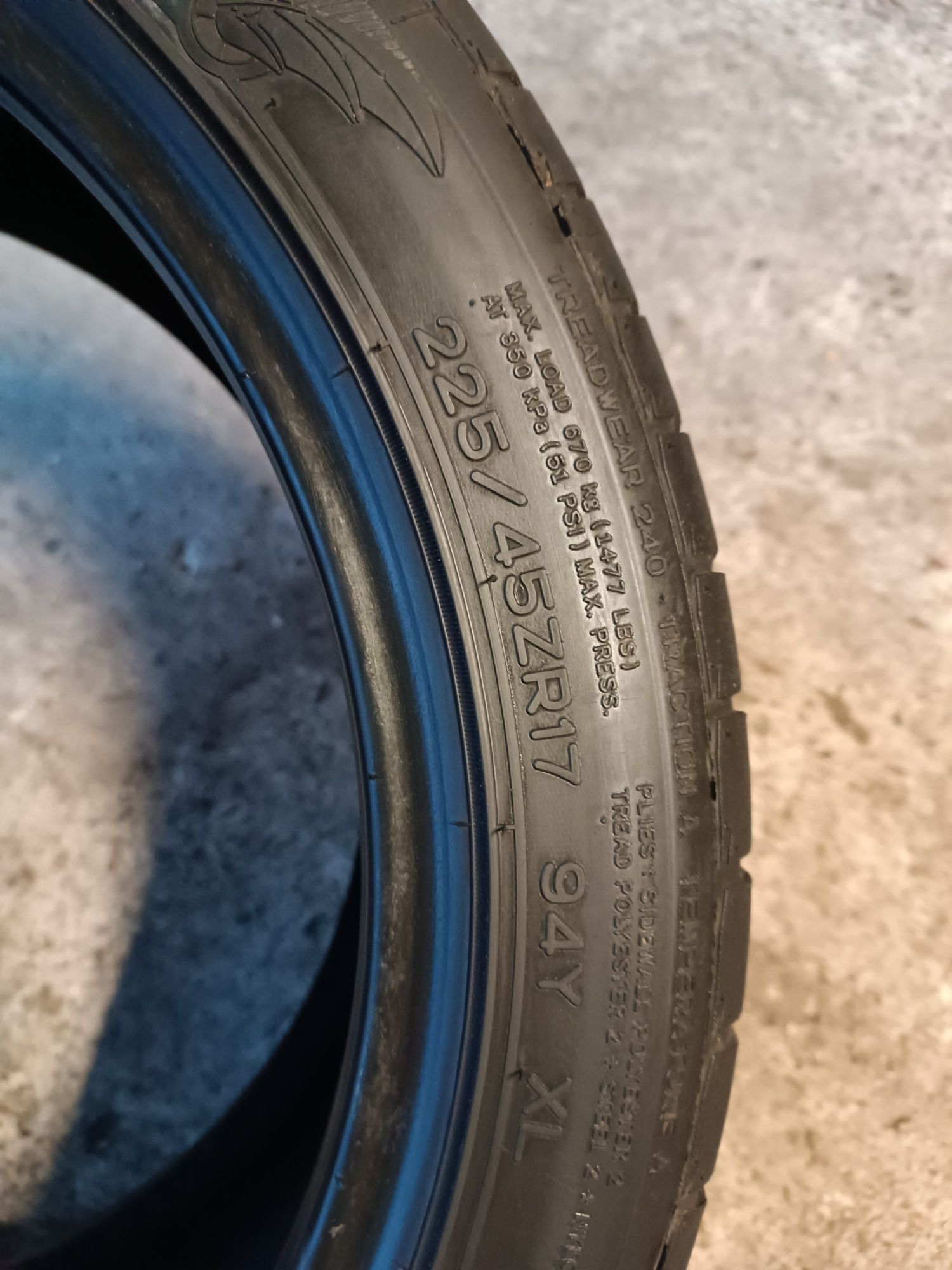 Nankang Green/Sport 225/45R17 Lato Komplet.