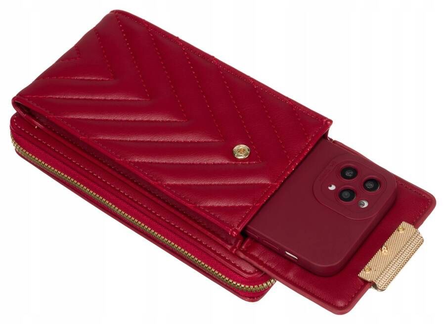 damska mini torebka-portfel ze skóry ekologicznej - 4u cavaldi