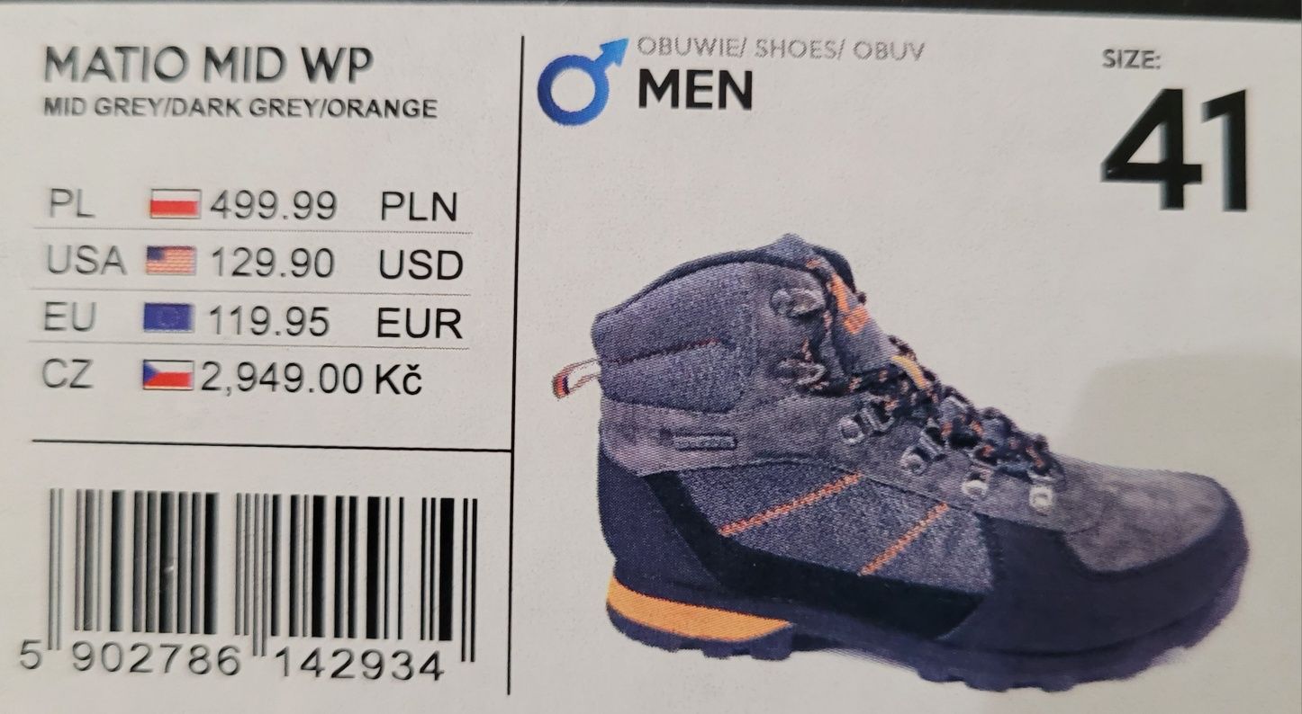 Męskie buty Elbrus rozm. 41  MATIO MID