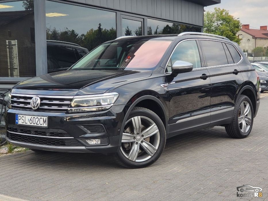 Volkswagen Tiguan Allspace 2.0/190KM 2019r 99TyśKm 4Motion Head-up Panorama Hak Koła lato zima