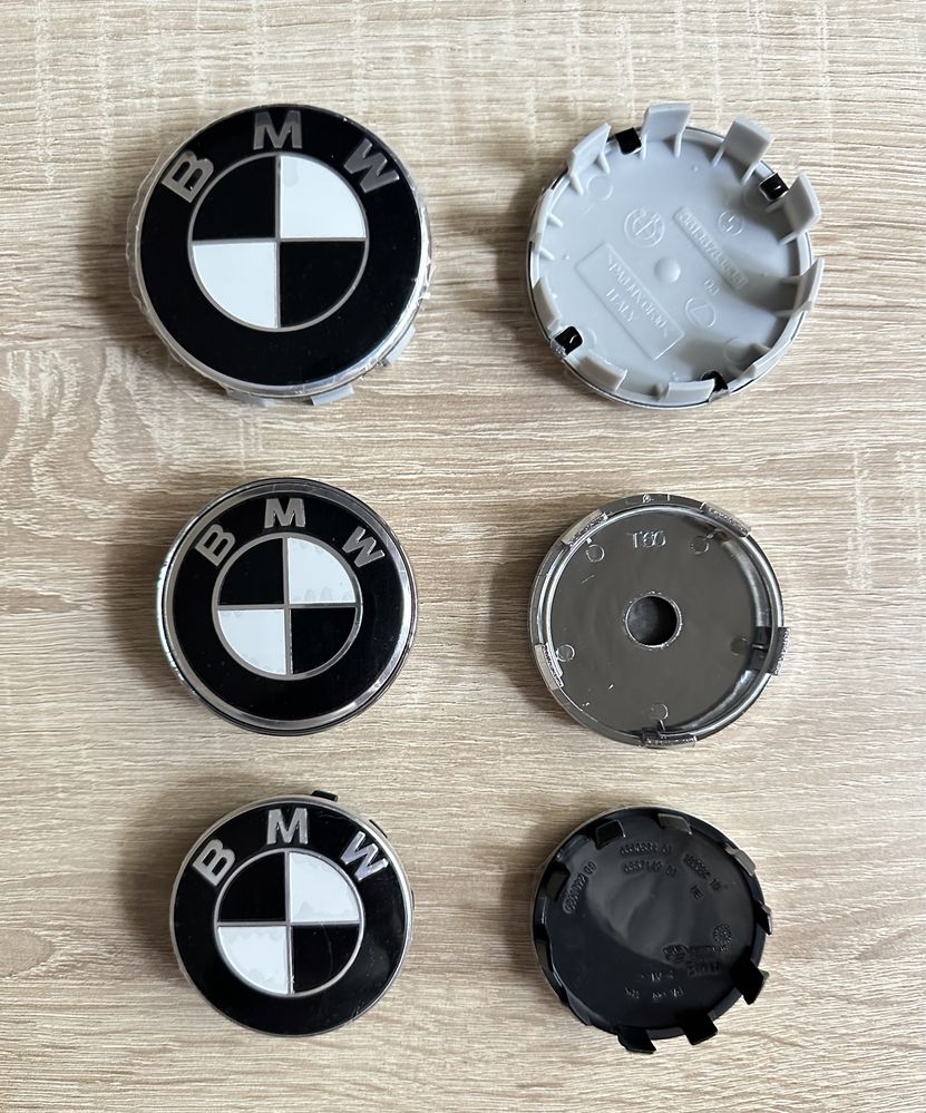 Conjunto 4 centros jantes BMW 56mm 60mm 68mm Carbono incluído