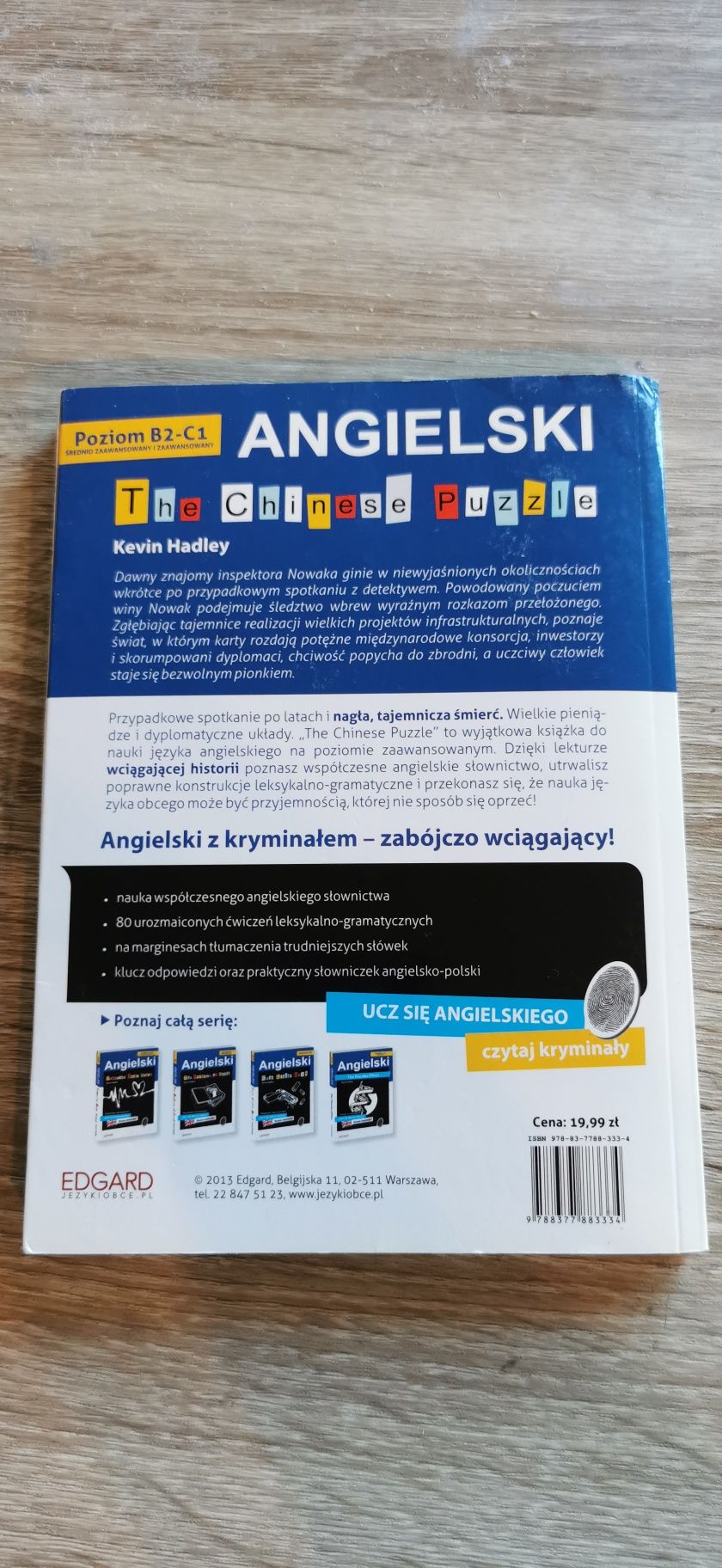 EDGARD Angielski kryminał z ćwiczeniami poziom B2-C1