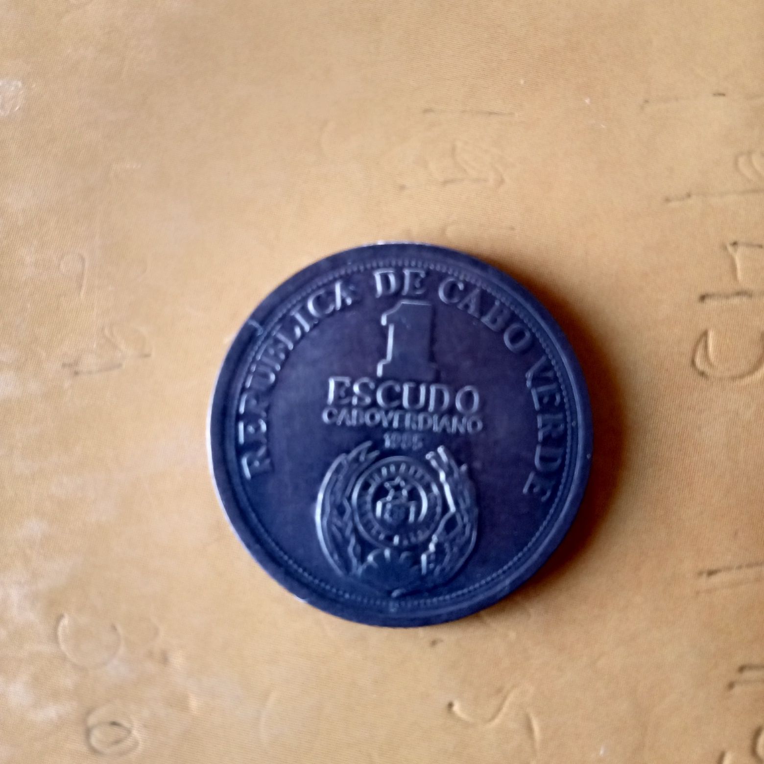 Moeda 1 escudo 1985 Cabo verde