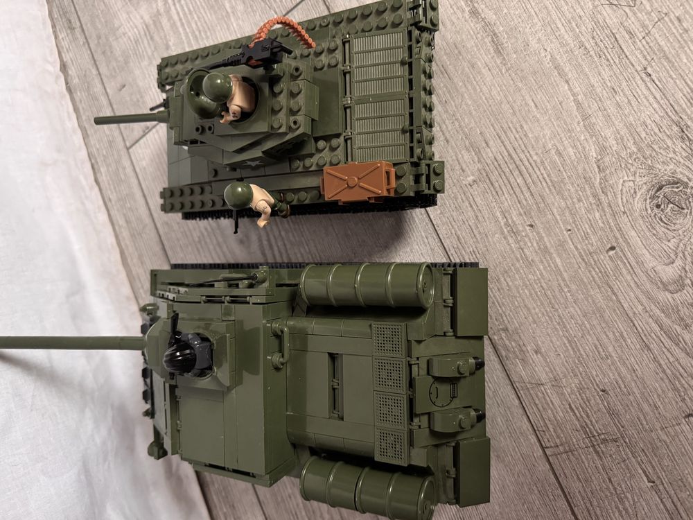 Czołg Cobi SU-85 M24 Chaffee figurki unikat