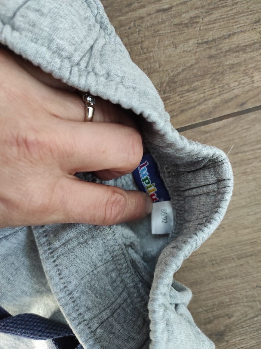 Spodnie dresowe Siwe 86 na 92 Kupili Lidl