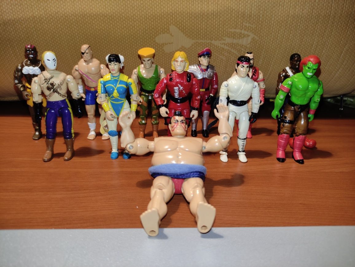 GI JOE Street Fighter - 12 figuras (coleção completa)