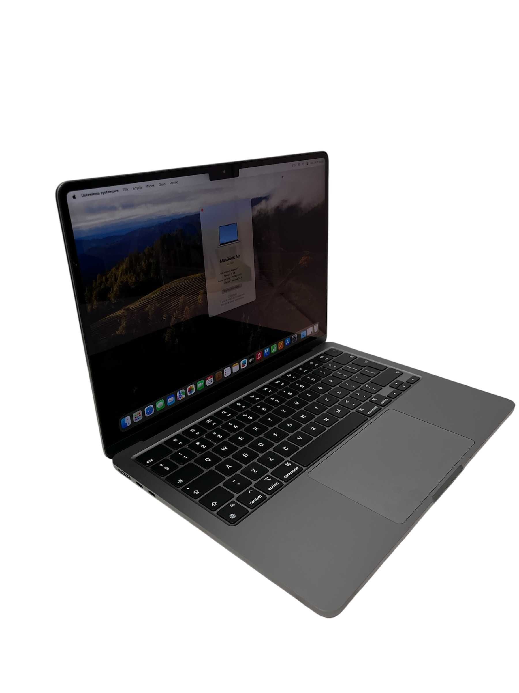 Apple MacBook Air 13,6" M2 8GB/256GB bateria 100% Gw 1 cykl baterii