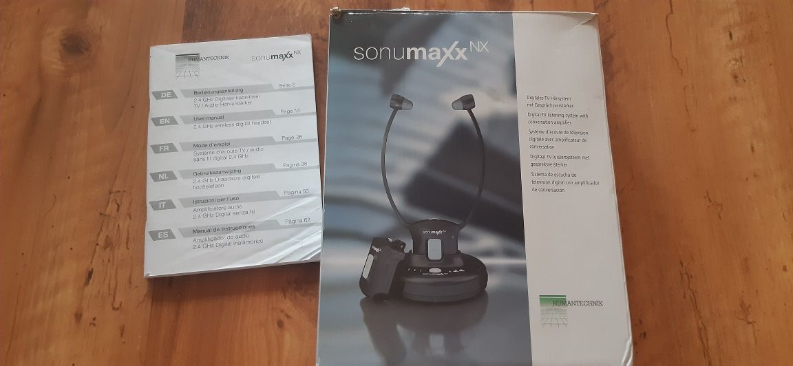 Słuchawki dla osób niedosłyszących Sonumaxx humantechnik