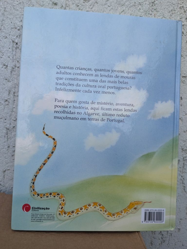 Livro "Lendas de Mouras"