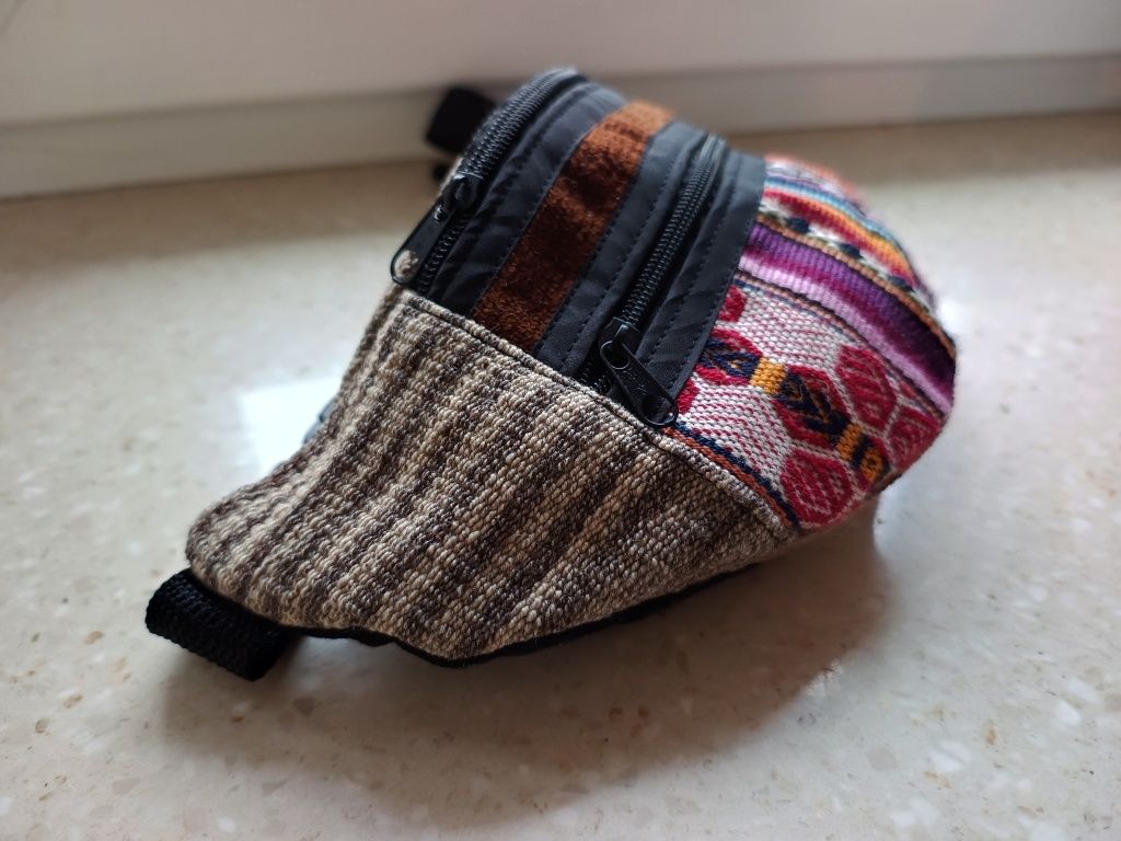 Nerka saszetka oryginalna niepowtarzalna Peru handmade