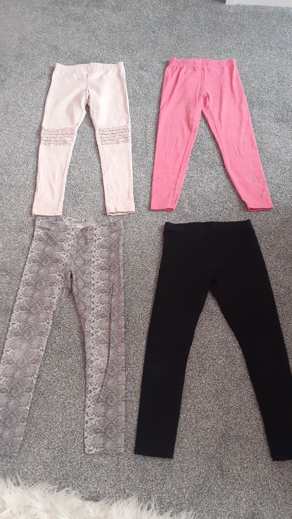 Legginsy dziewczęce 122-128