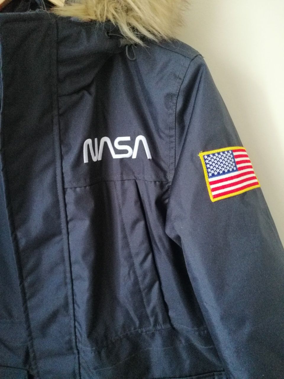 Nowa kurtka zimowa parka NASA XS 164 /170