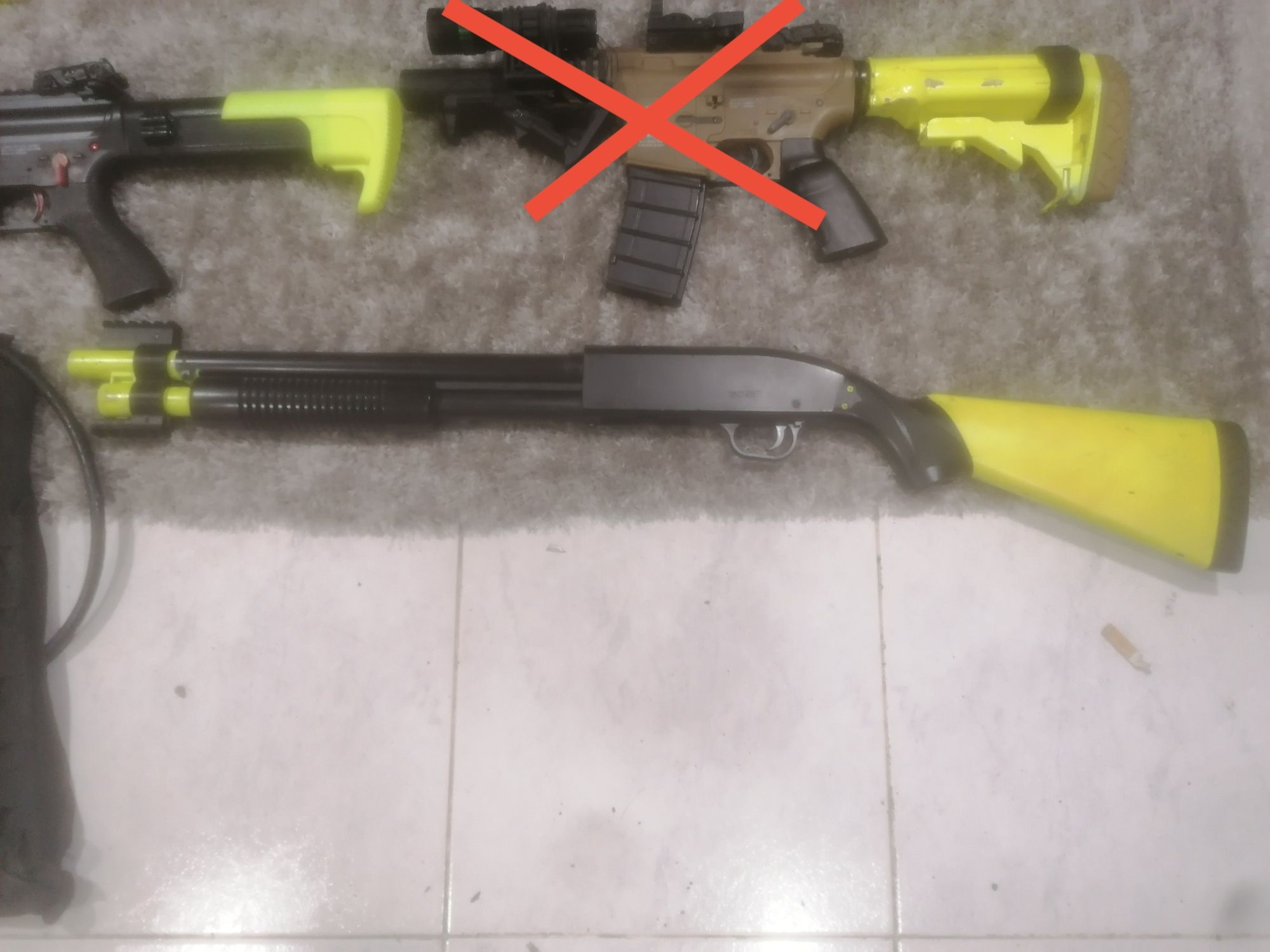 Matérial de airsoft (LER DESCRIÇÕES)