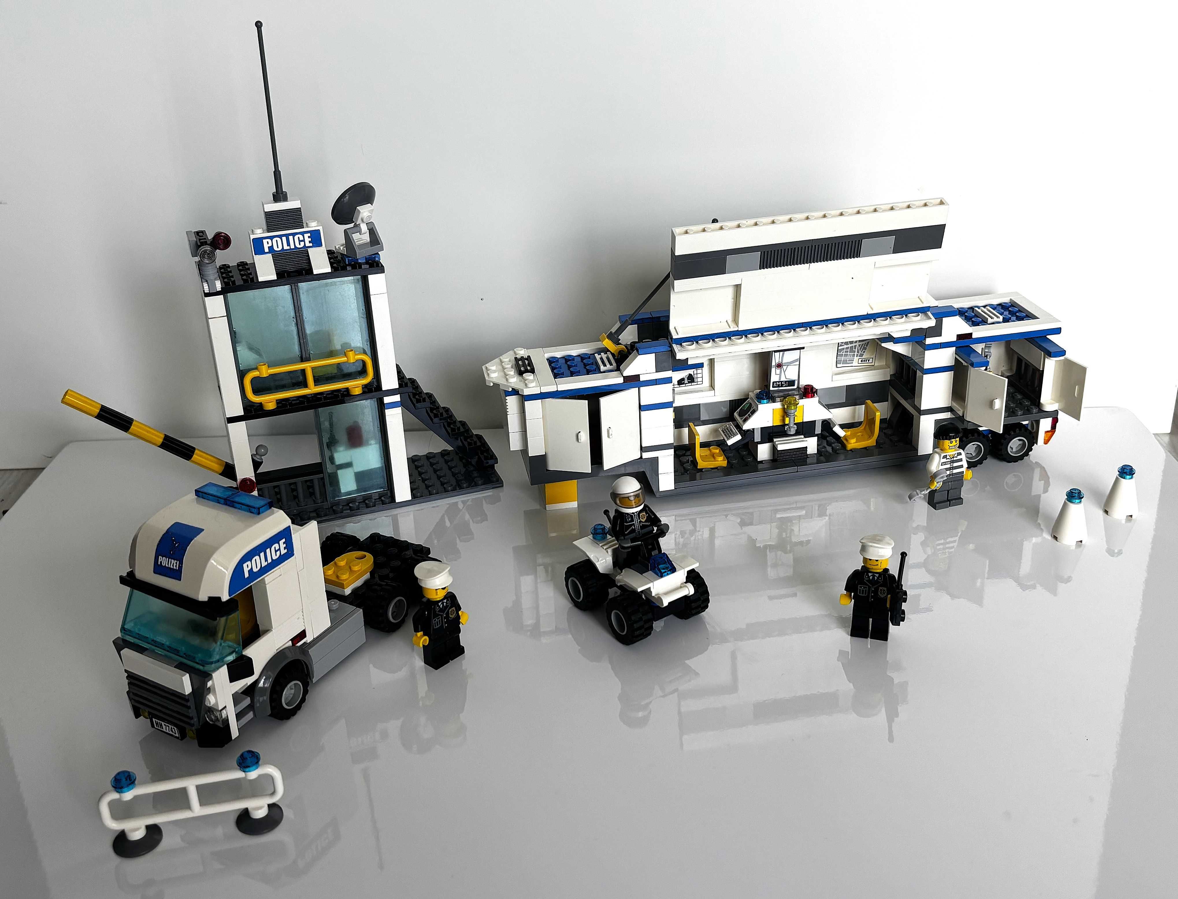 Lego City 7743 Policja ogromna ciężarówka mobilny komisariat