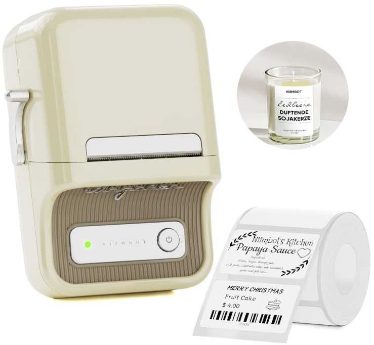 NIIMBOT B21 Etiquetadora Impressora de Etiquetas Label Printer