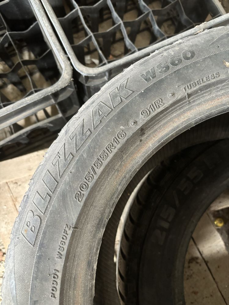 Bridgestone r16 205/55 один скат