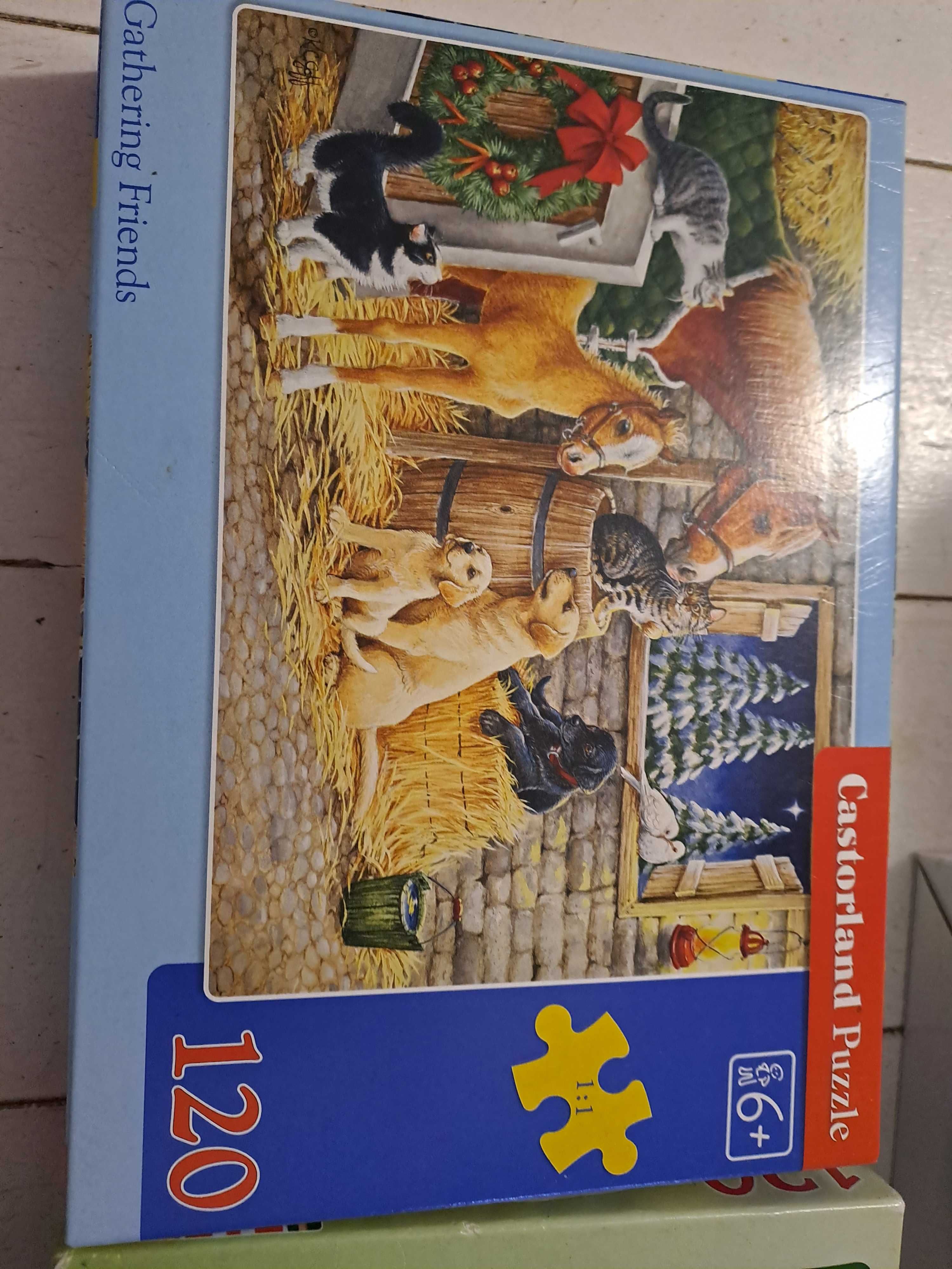 Puzzle 120 ze zwierzętami układ słoneczny planety