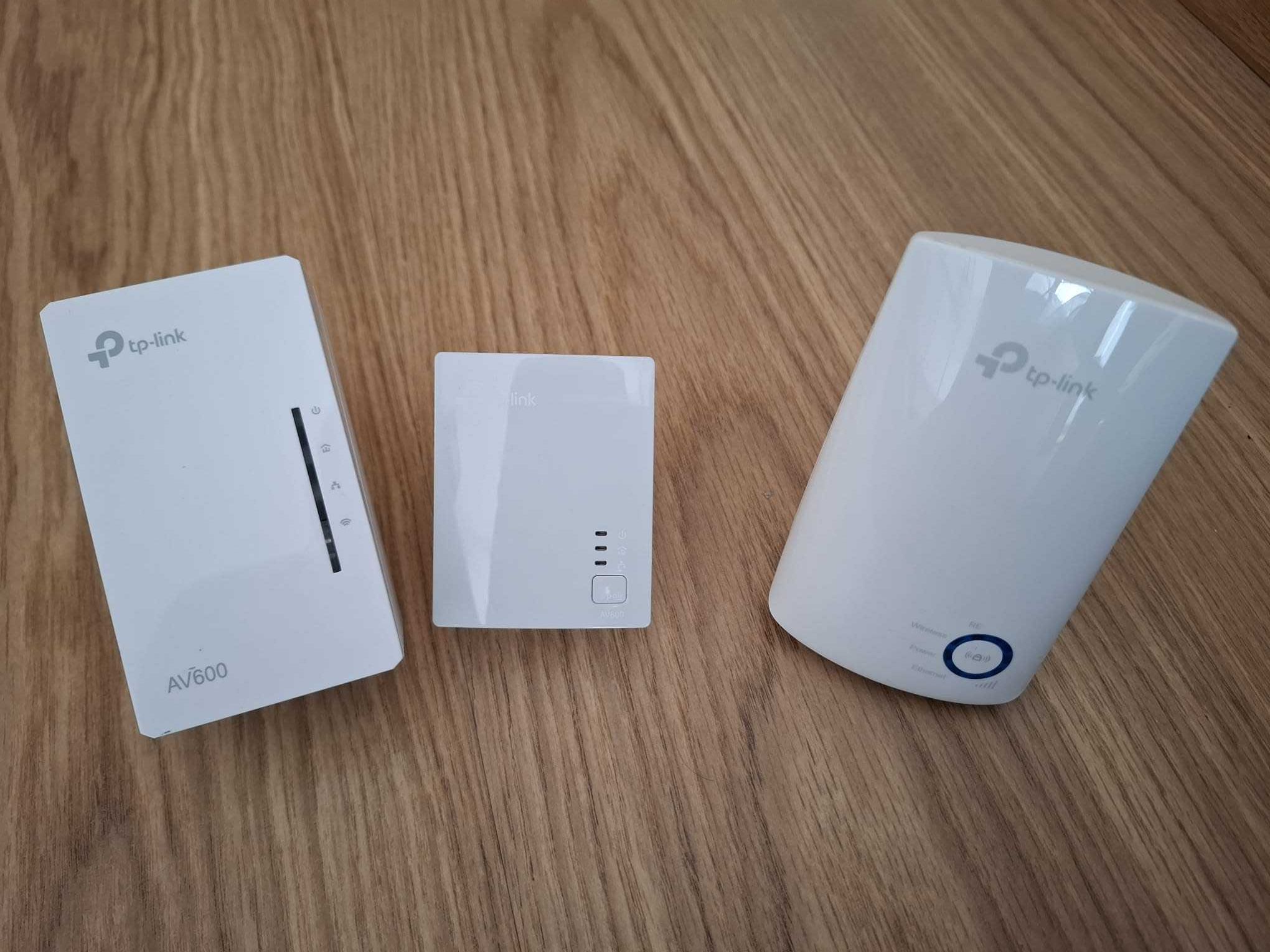 Conjunto Powerline TP-Link AV600 + TP-Link Extender – Excelente Estado