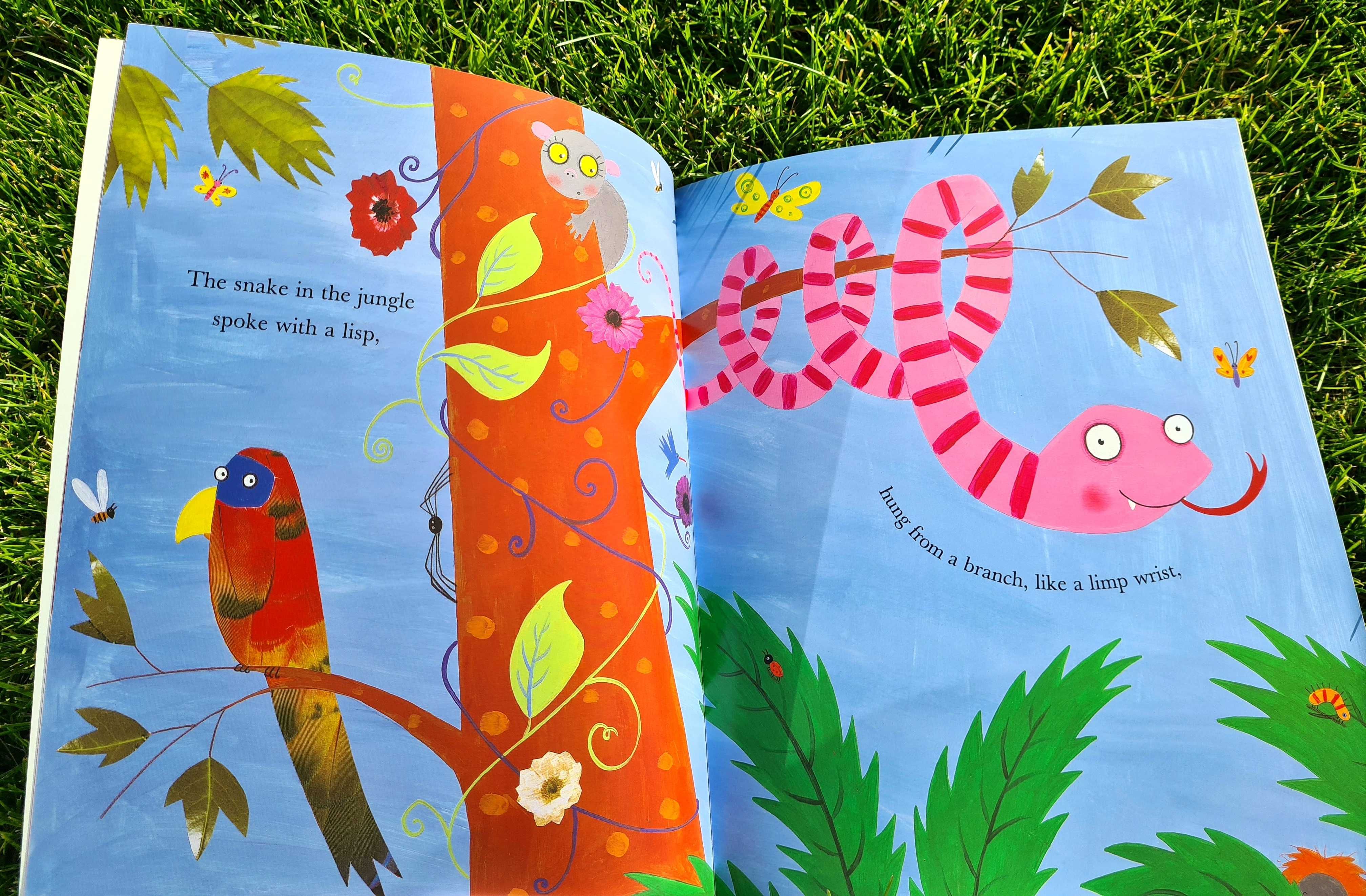 The Skipping - Rope Snake. Carol Ann Duffy. English book for kids.