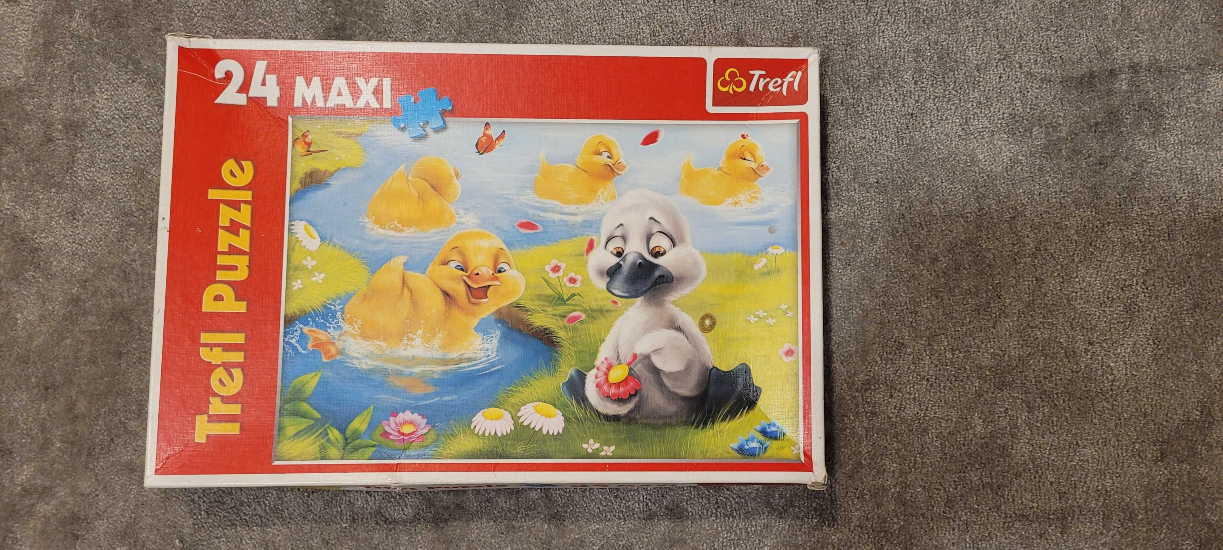 puzzle trefl maxi brzydkie kaczątko 24 el.