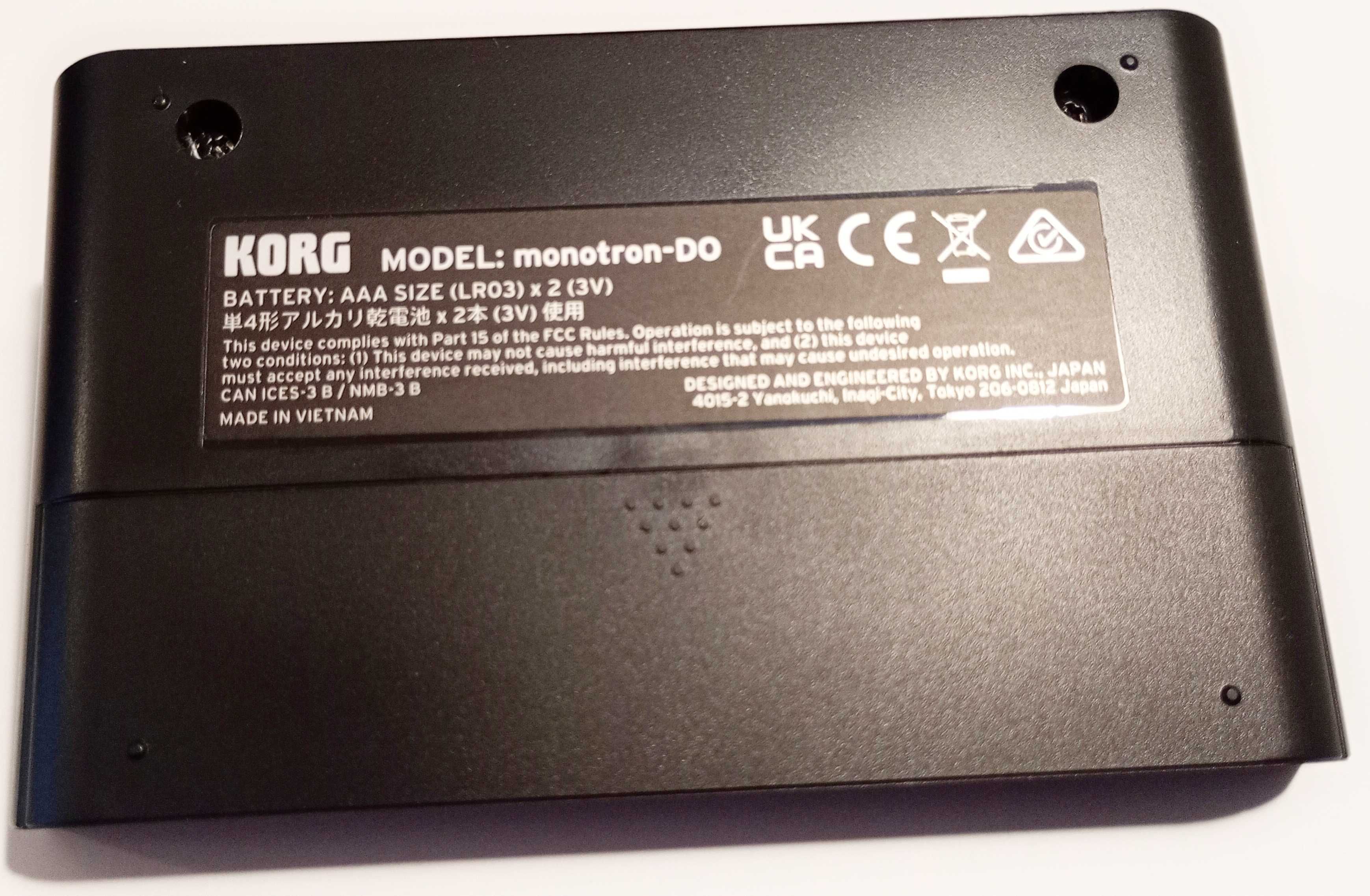 Mini syntezator analogowy lo-fi KORG monotron DUO, jak NOWY, gwarancja