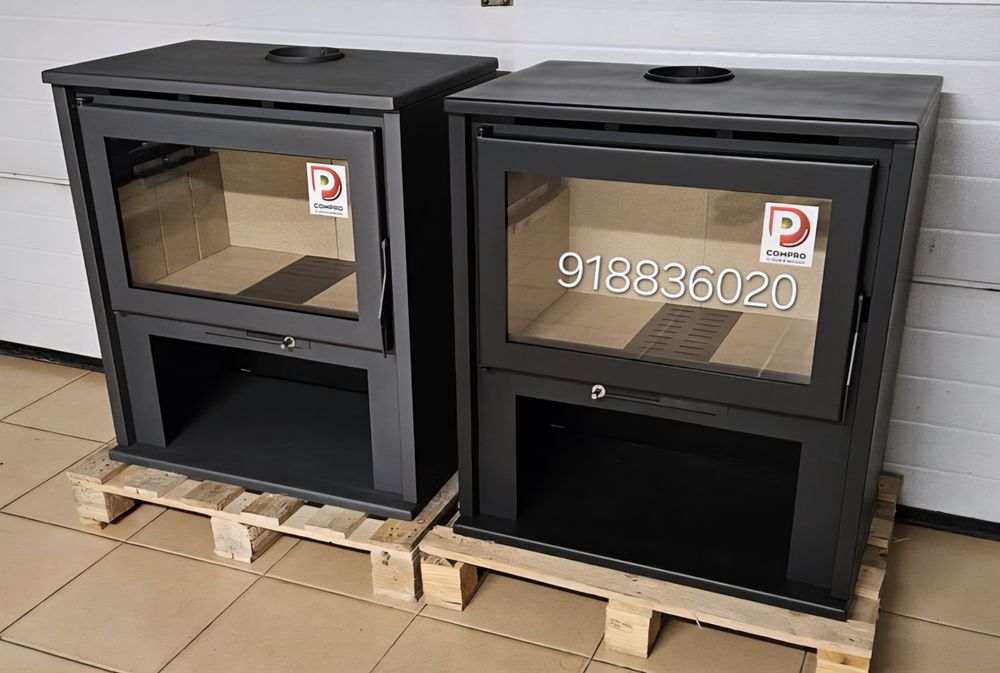 Salamandra Lenha 14Kw Com Ventilação NOVAS - Fabrico Nacional